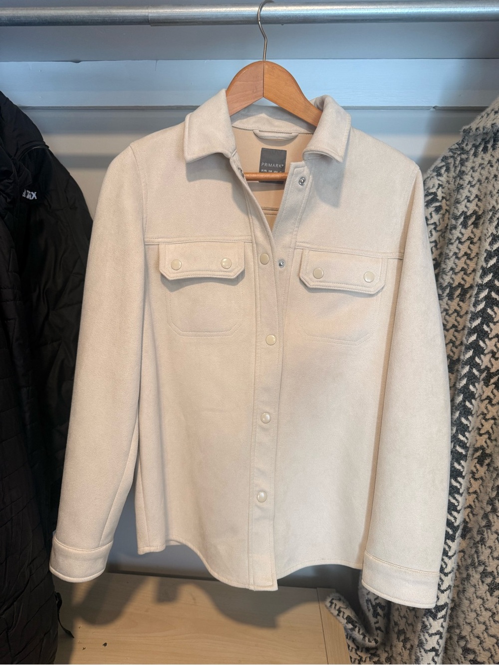 suede button up
